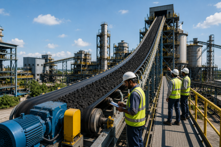 Industrial belt conveyors
